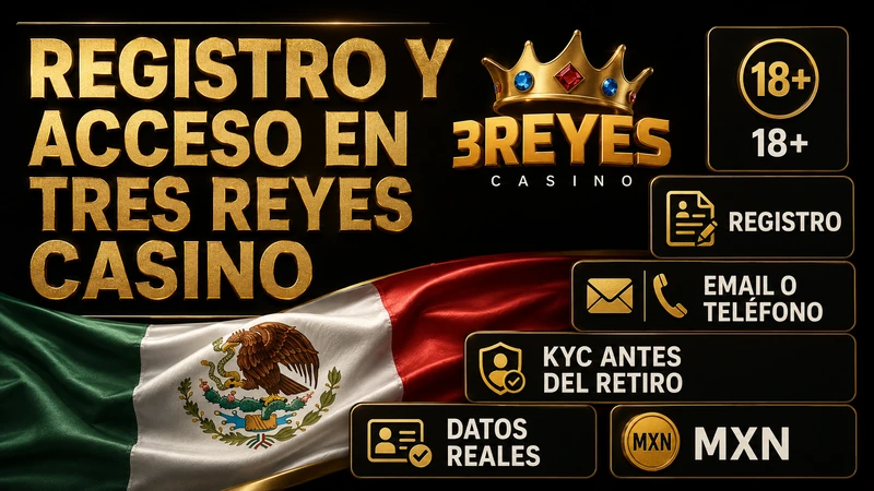 Registro y acceso seguro en tres reyes casino